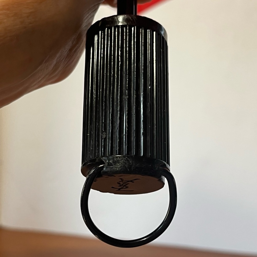 Vintage Yves Saint Laurent Umbrella Pink Purple Black Tan - Picture 15 of 16